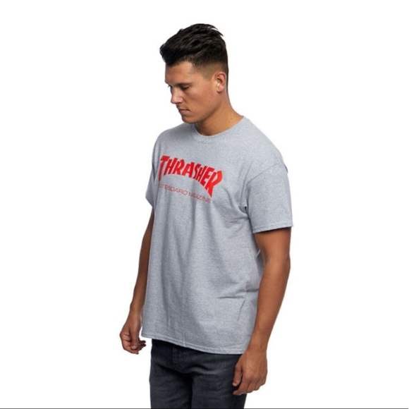 💜3/$30  Mens Small Thrasher Skateboard Tee - Picture 3 of 9